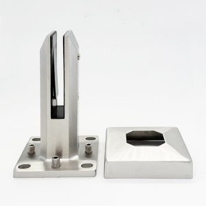 Square Floor-Mounted Glass Spigot Fitting(DHS-1)